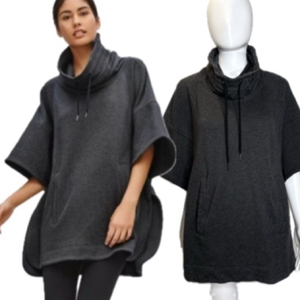 Aritzia Community Kratos Oversized Sweatshirt Poncho Cowl Neck Size XXS XS Cozy